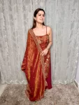 Rust Chanderi Sharara Set 1