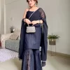 Black Sharara Set 1