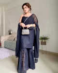 Black Sharara Set 1