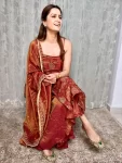 Rust Chanderi Sharara Set 3