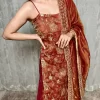 Rust Chanderi Sharara Set 2