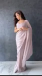 Light Purple Sequin Saree 1
