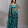 Blue dhoti set 1