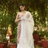 Heavily embroidered kurta with three layer sharara 1