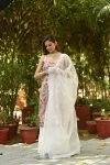 Heavily embroidered kurta with three layer sharara 1