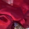 Red tissue saree