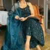 Teal Blue Sharara Set 2