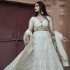 Chanderi Lehenga With Mirror Border 2