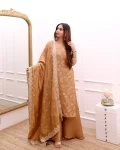 Golden Sharara Suit 5