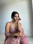 Mauve tissue sharara set 5