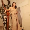 Champagne Sequin Saree 2