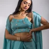 Blue dhoti set 2