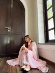 Pink Emroidered Lehenga 5