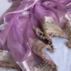Purple Tissue Saree 1