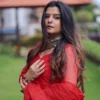 Blood Red Anarkali Suit 1