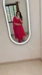 Hot Pink Anarkali Suit With Embroidered Sleeves And Butti work duppatta 1