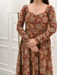 Maroon Kalamkari 1
