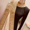 Black anarkali with Lucknowi duppatta 2