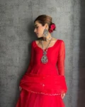 Red Organza Suit – 3 3