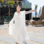White chanderi anarkali suit price 6
