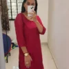 Hot Pink Kurta And Pant Set 2