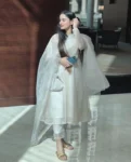 Off White Organza Suit 4