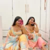 Candy Colour Pop Organza Suit 2