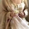 Cream uppada silk suit with gota duppatta 2
