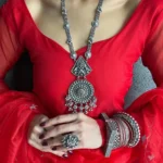 Red Organza Suit – 3 4