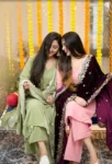 Velvet Suit With Embroidered Duppatta 2
