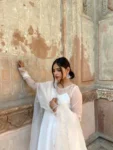 White Organza Suit 2