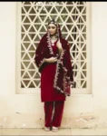 Moroon Velvet Suit 4