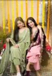 Velvet Suit With Embroidered Duppatta 3