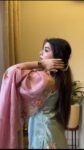 Blue And Bubble Pink Hand Embroidered Sharara Set 2