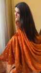 Rust Orange Gajji Silk Lehenga 3