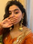 Rust Orange Gajji Silk Lehenga 7