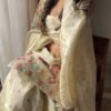 Tissue Heavy Work Off White Sharara Set 1