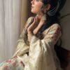 Tissue Heavy Work Off White Sharara Set 2