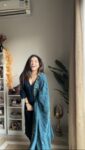 Teal Blue Velvet Suit 3
