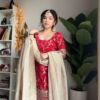 Red Banarsi Sharara Set 2
