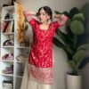 Red Banarsi Sharara Set 1
