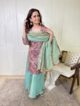 Purple Ranjha Sharara Set 3
