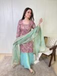 Purple Ranjha Sharara Set 5