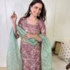 Purple Ranjha Sharara Set 1