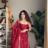 Blood Red jimmy choo sharara set 2