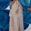 Silver hand embroidered sharara set 2