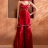 Red Uppada Silk Suit 2